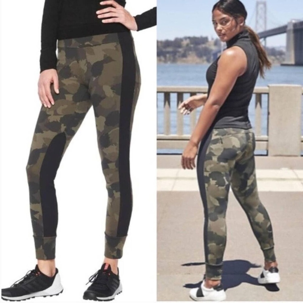 Athleta Essex Camo Hybrid Tights